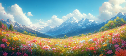 春花盛放的喜悦