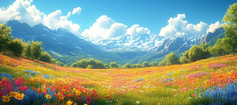 春花盛放的喜悦