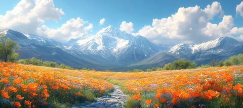 春花盛放的喜悦