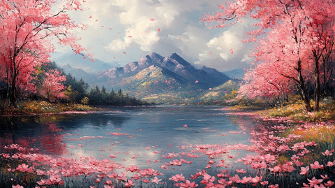 樱花盛开的季节