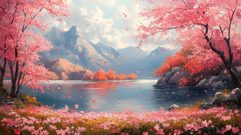 樱花盛开的季节