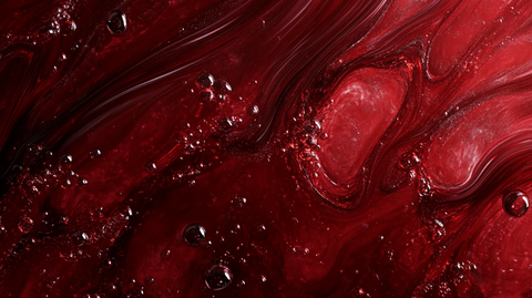 红色液体创意壁纸