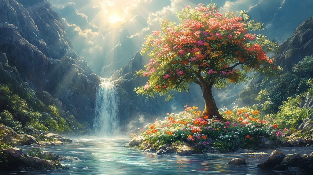 宝石花园与果树