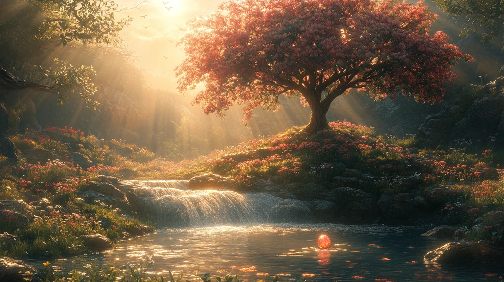 宝石花园与果树