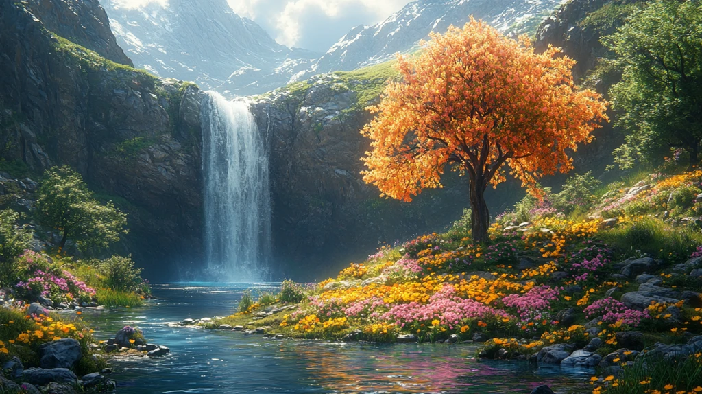 宝石花园与果树