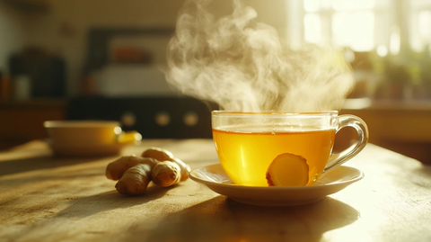 热姜茶温暖香气