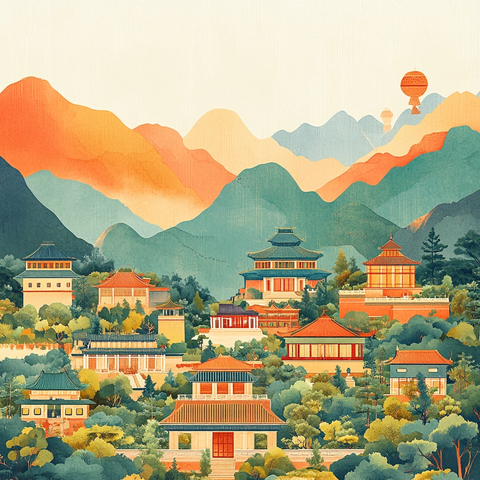 漆器纹样草药图