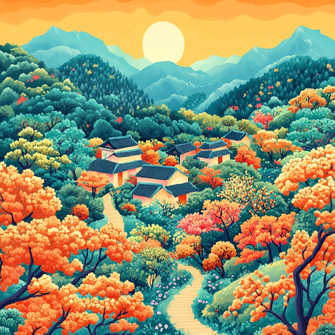 漆器纹样草药图