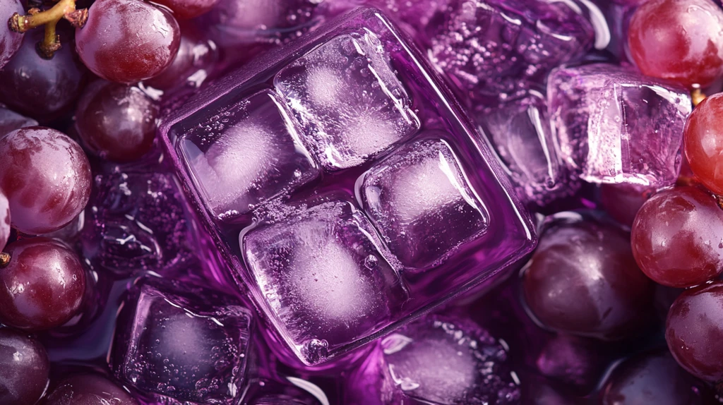 葡萄味冰块设计