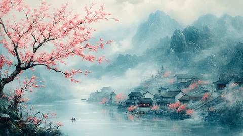 渔夫村口答村民