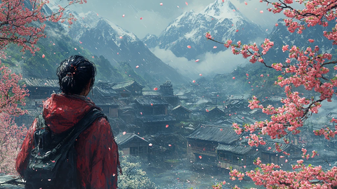 渔夫村口答村民