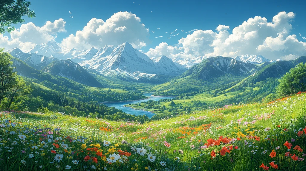 翡翠山谷与河流