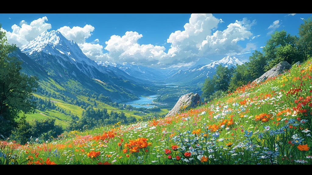 翡翠山谷与河流