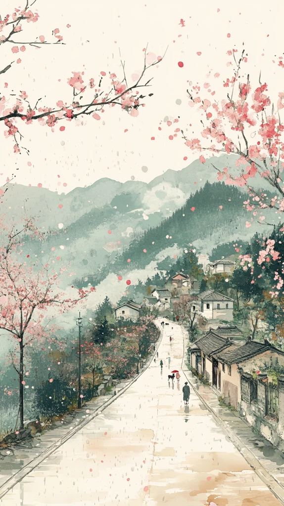 清明时节杏花雨