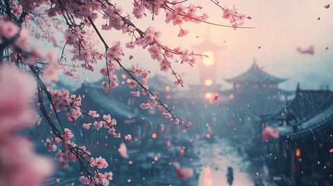 桃花树下长安城