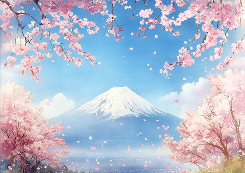 富士山樱雪