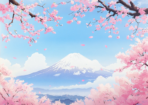 富士山樱雪