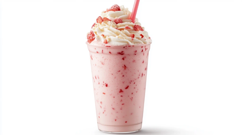 奶茶吧产品优格草莓