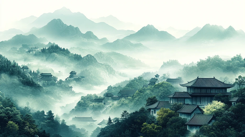 采茶人传统服饰图案