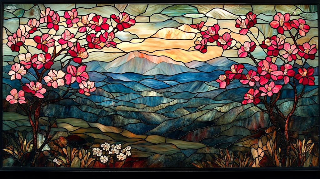 山花玻璃窗