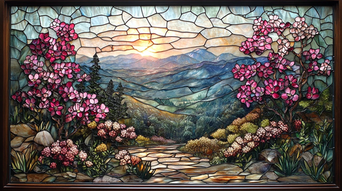 山花玻璃窗