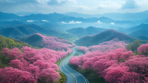 樱花盛开之路