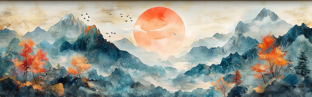 苗族纹样装饰画