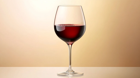 红酒杯高脚杯暖色背景