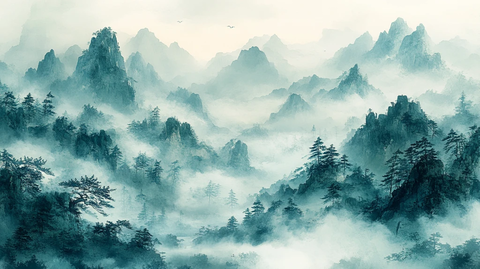 云烟墨彩梦幻境