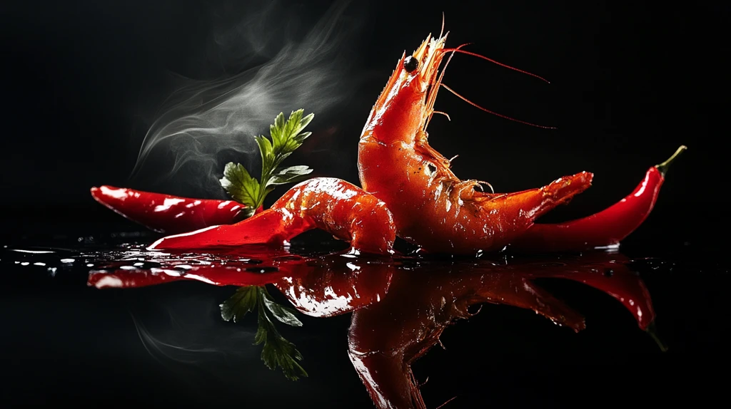 口味虾背景素材