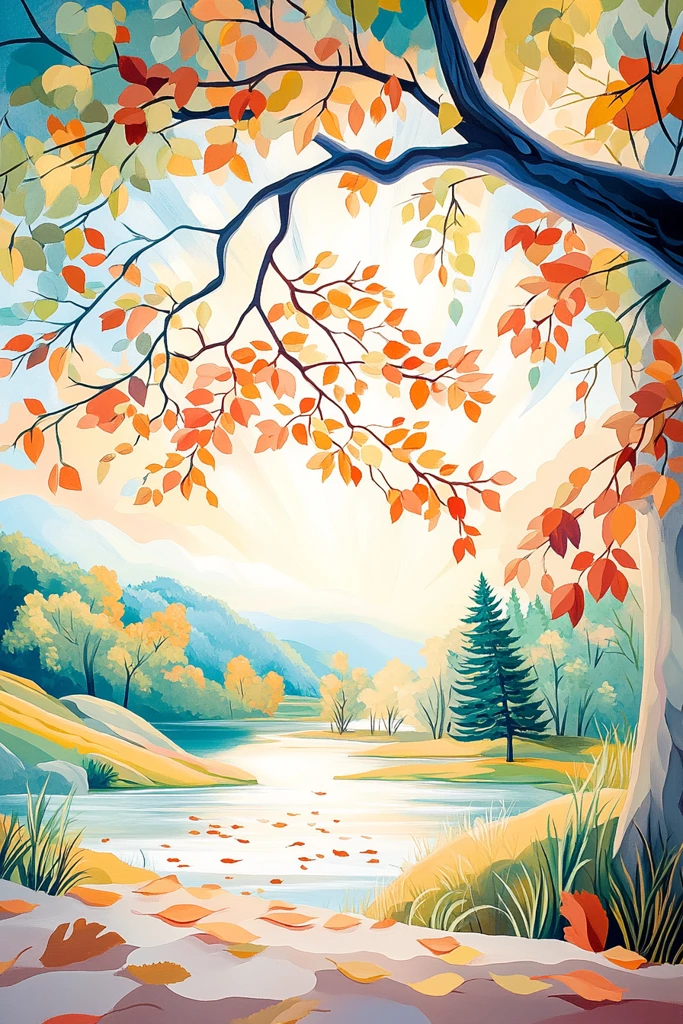 树枝落叶与暗空