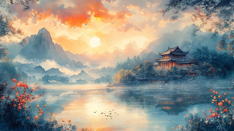 天河联结仙宫图