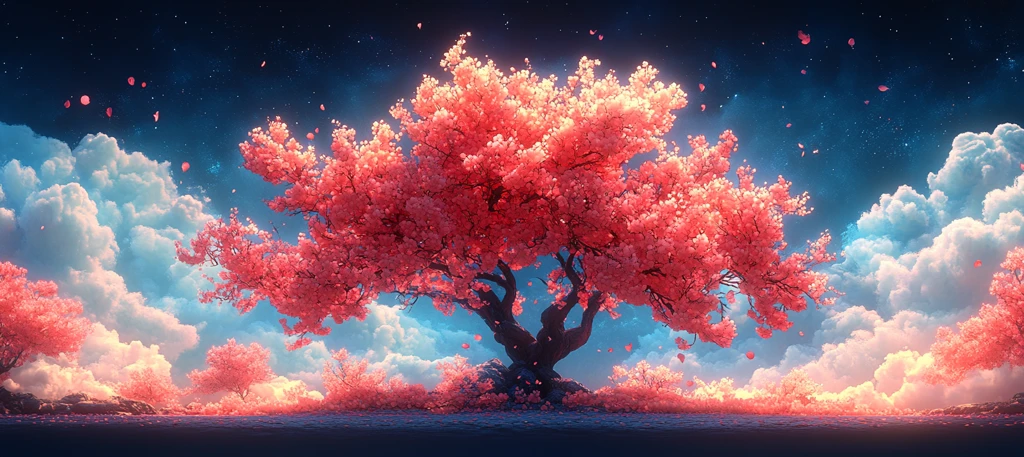 梅树花开吉祥云