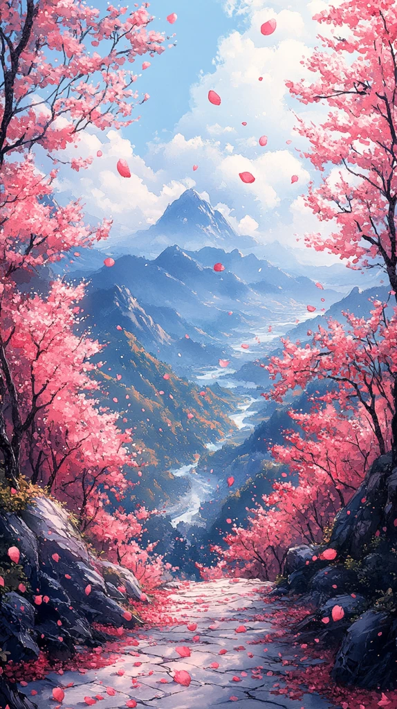 桃花李花杏花盛开