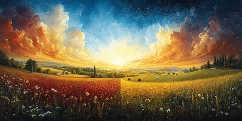 农业历史时间画