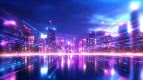 无线网络城市景观