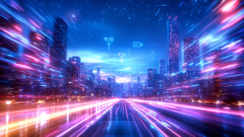 无线网络城市景观