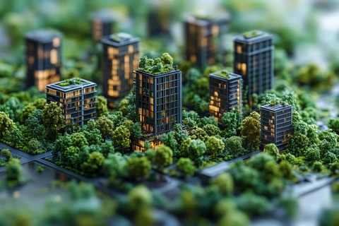 数字建筑与地块