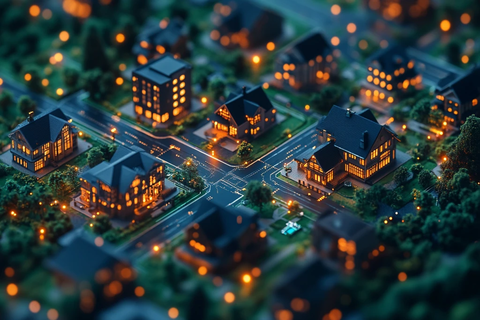 数字建筑与地块