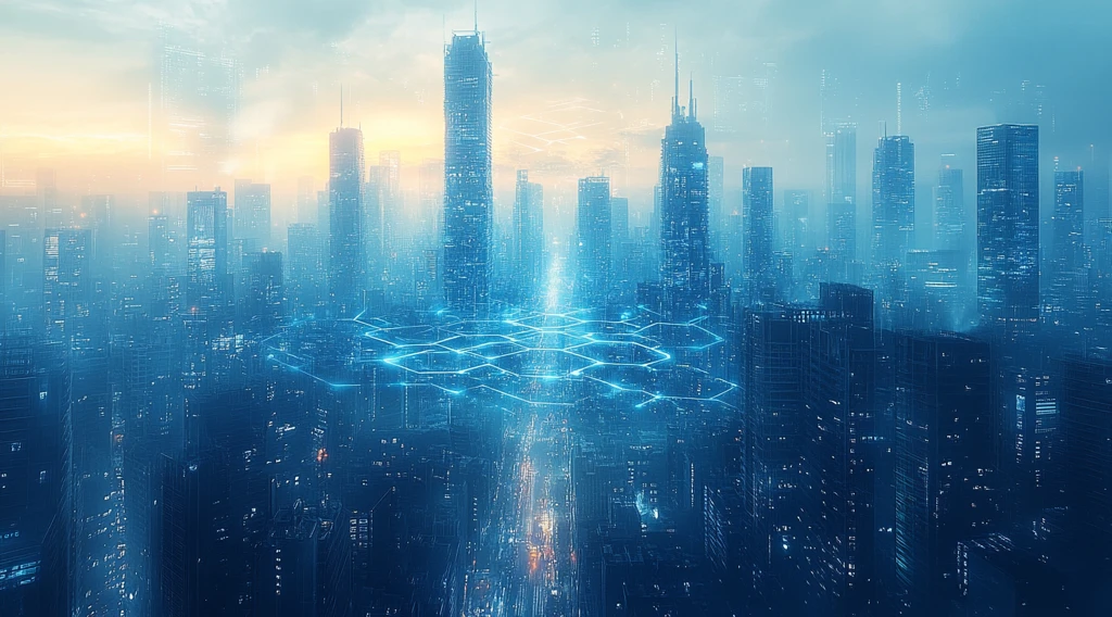 蓝白建筑数据流