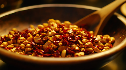 宫保鸡丁配花生