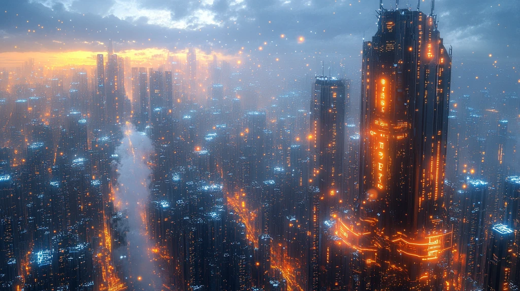 未来科技城市景观