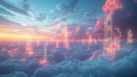 蓝空金融全息图