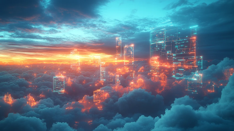 蓝空金融全息图