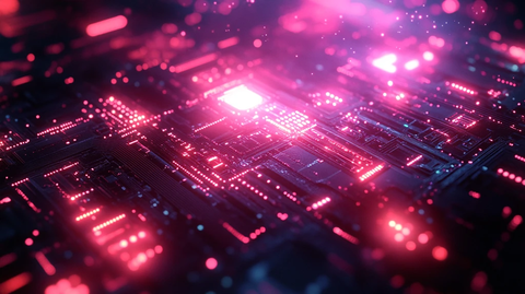 蓝色粉色电路纹理