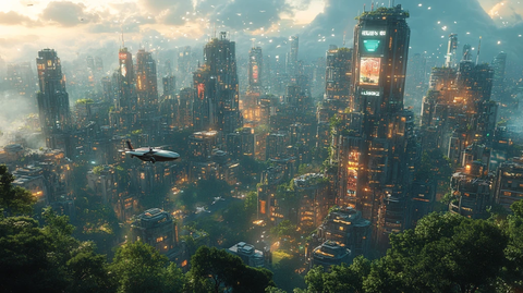 飞行汽车科技城市