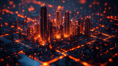 城市网络节点图