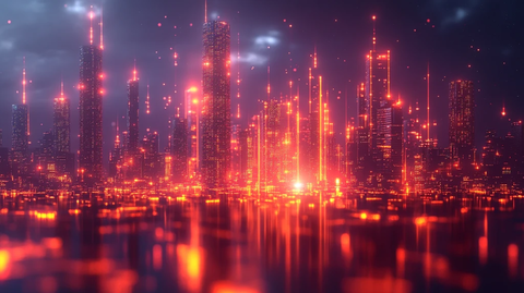 城市网络节点图