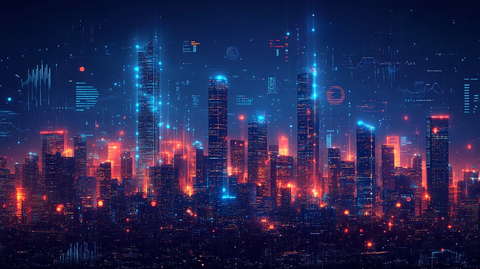 智能城市数据图