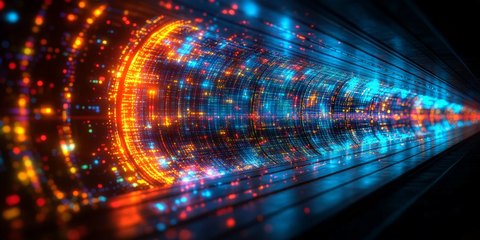 管道风力发电机日落